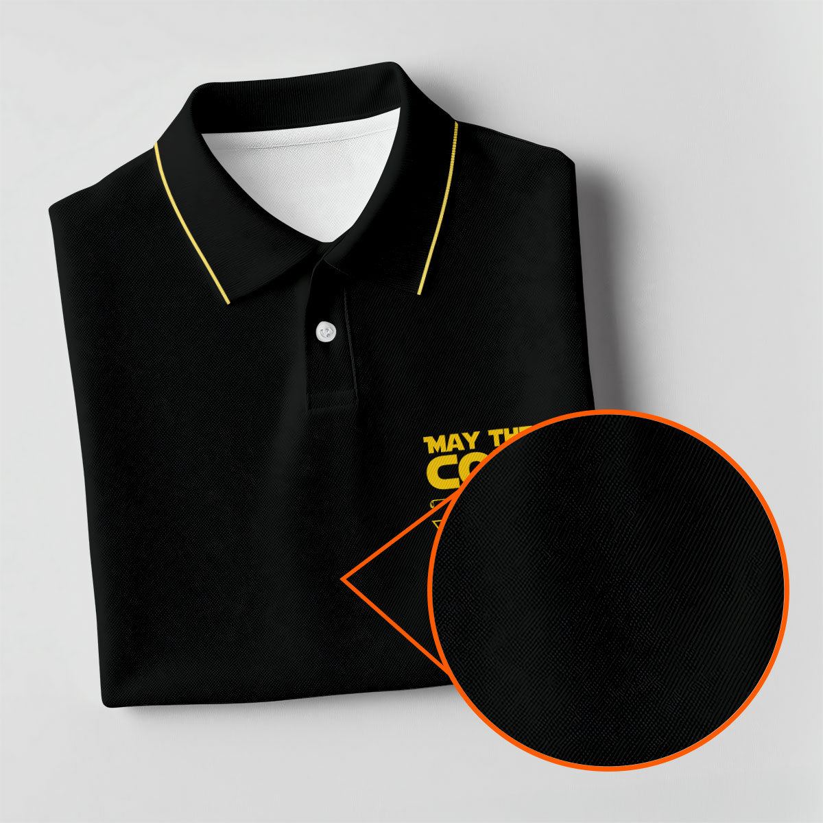 May The Course Be With You Movie Inspired Funny Golf Shirts, Women's Golf Tops, Ladies Golf Shirts