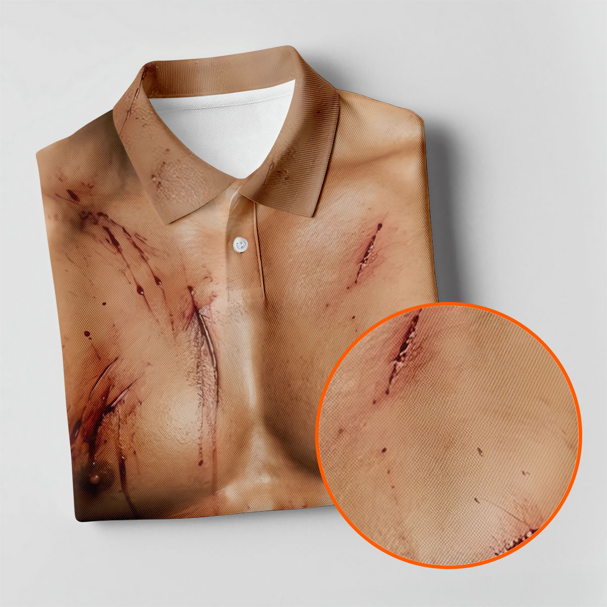 Scary Muscle Body Halloween Golf Shirt, Golf Polo For Women, Women's Golf Apparel