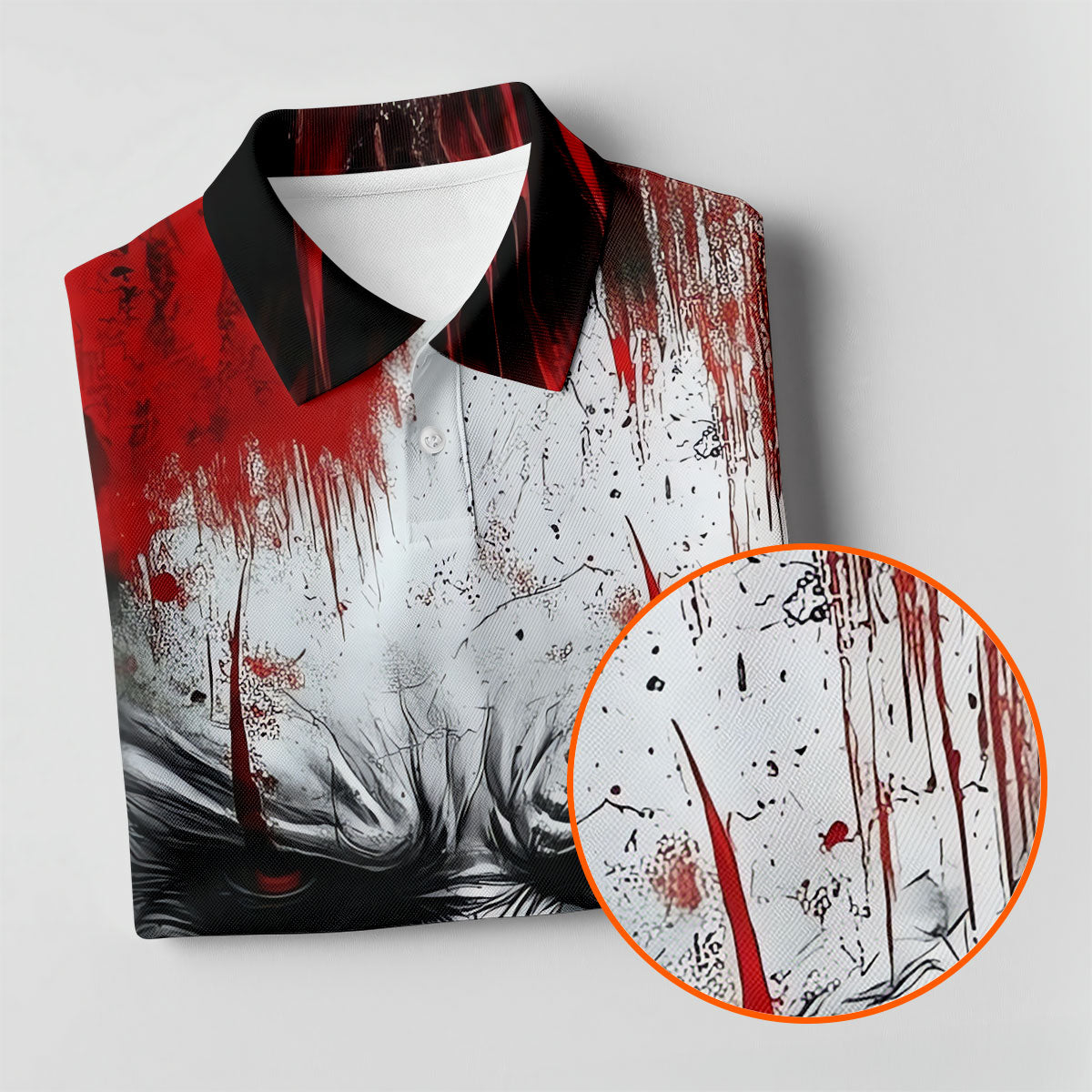 Scary Evil Clown Halloween Golf Polo Shirt, Ladies Golf Tops, Golf Shirts For Women