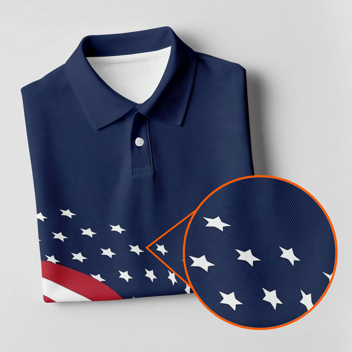 Red White Blue Wavy Stripes And Stars 4th Of July Patriotic Golf Shirt, 250 Years Golf Shirt For Women