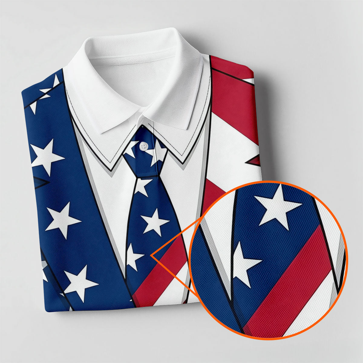 US Flag Tuxedo Costume Patriotic 4th Of July Golf Shirt, 250 Years Polo Shirts For Men