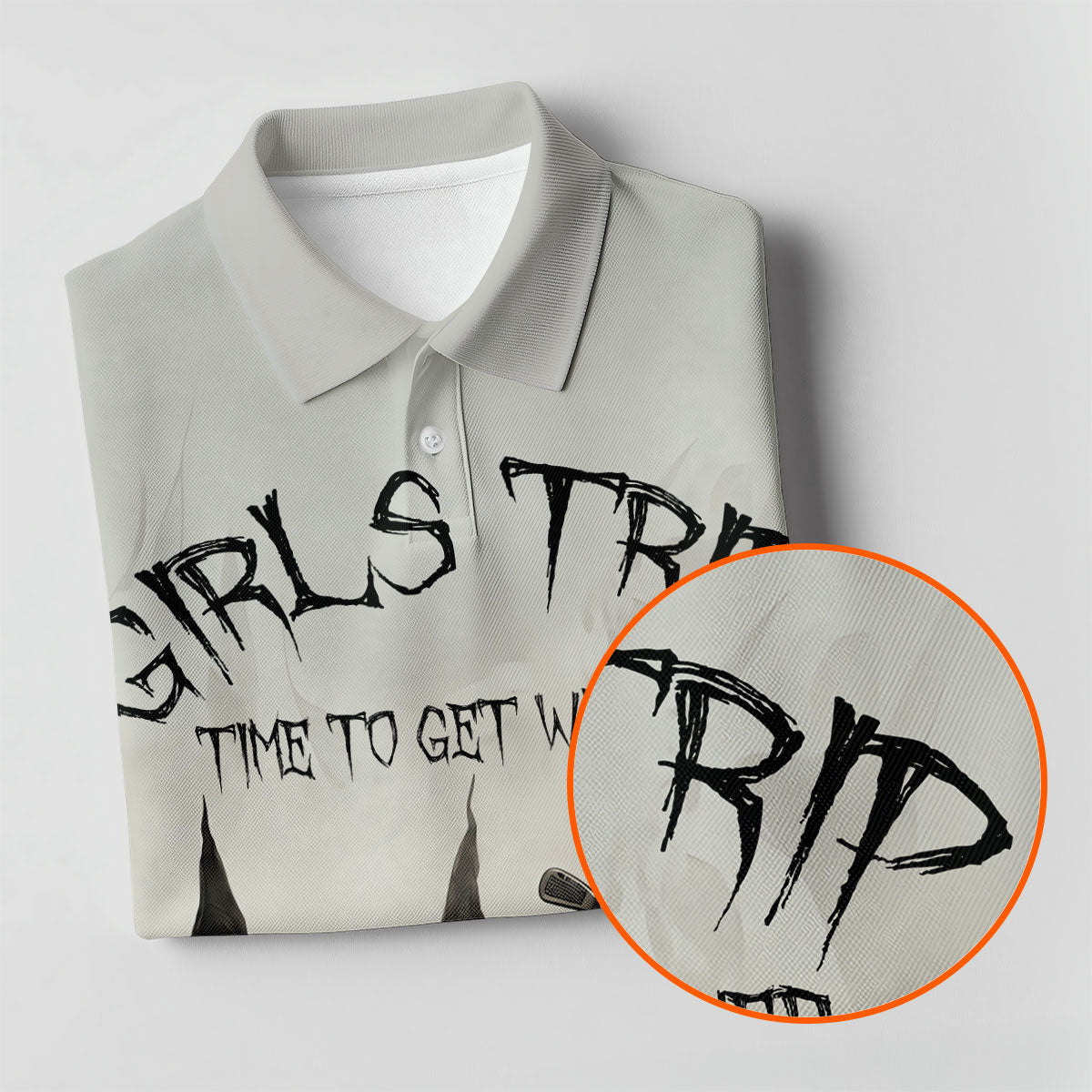 Girls Trip Time To Get Wicked Golf Polo Shirt, Ladies Golf Tops, Golf Shirts For Women