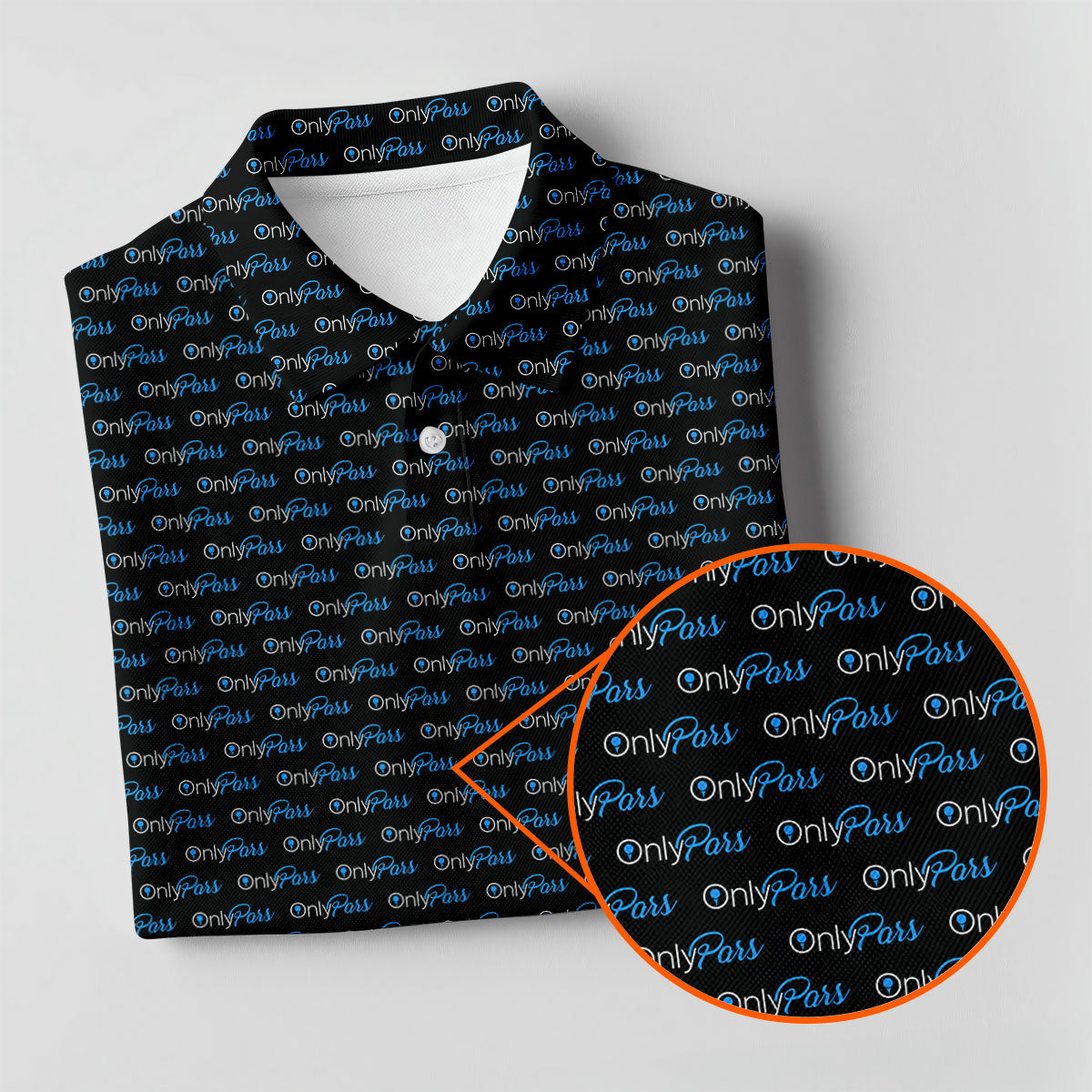 OnlyPars All Over Print Golf Shirt, Funny Golfer Humor Design, Golf Shirts For Men