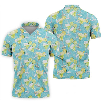 Margarita Cocktail Cinco De Mayo Celebration Fiesta Themed Golf Shirts For Men, Golfing Apparel