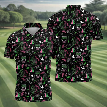Changed For Good Wicked Witch Halloween Golf Shirt, Horror Character Shirt, Mens Golf Polo
