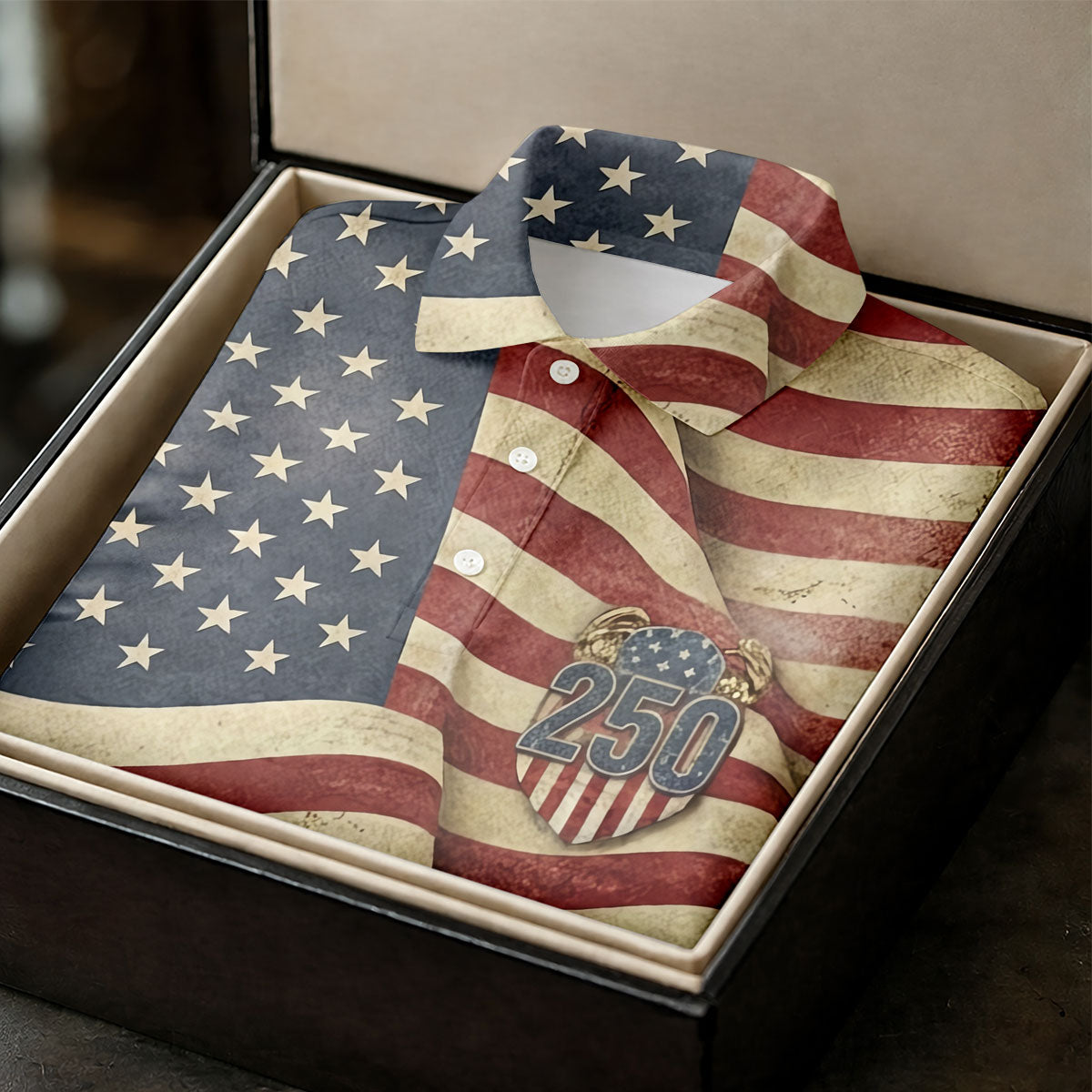250 Years Of Freedom Vintage Golf Shirt, 4th Of July Patriotic Golf Shirt For Women