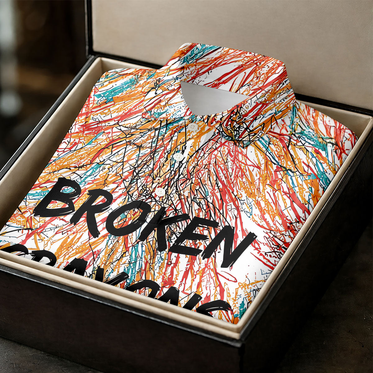 Broken Crayons Still Color Abstract Golf Polo Shirt, Ladies Golf Shirt, Womens Golf Tops