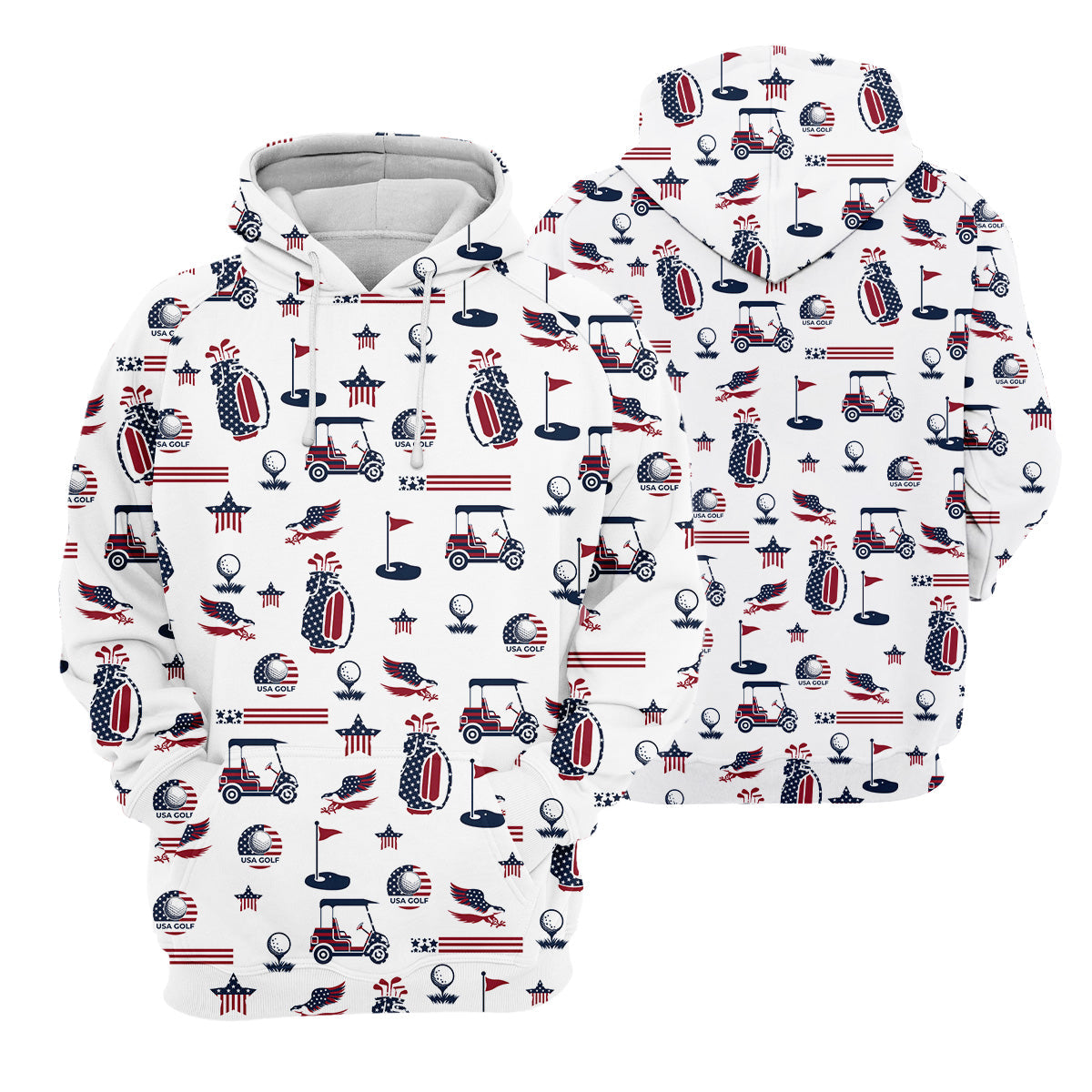 Patriotic USA Funny Womens Golf Polo Shirt, Women's 4th Of July Shirts, USA Golf Shirt, Custom Ladies Golf Shirt