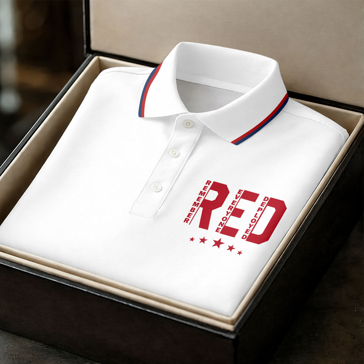 RED Friday Military Support 250 Anniversary Patriotic Golf Shirt, Golf Shirts For Men