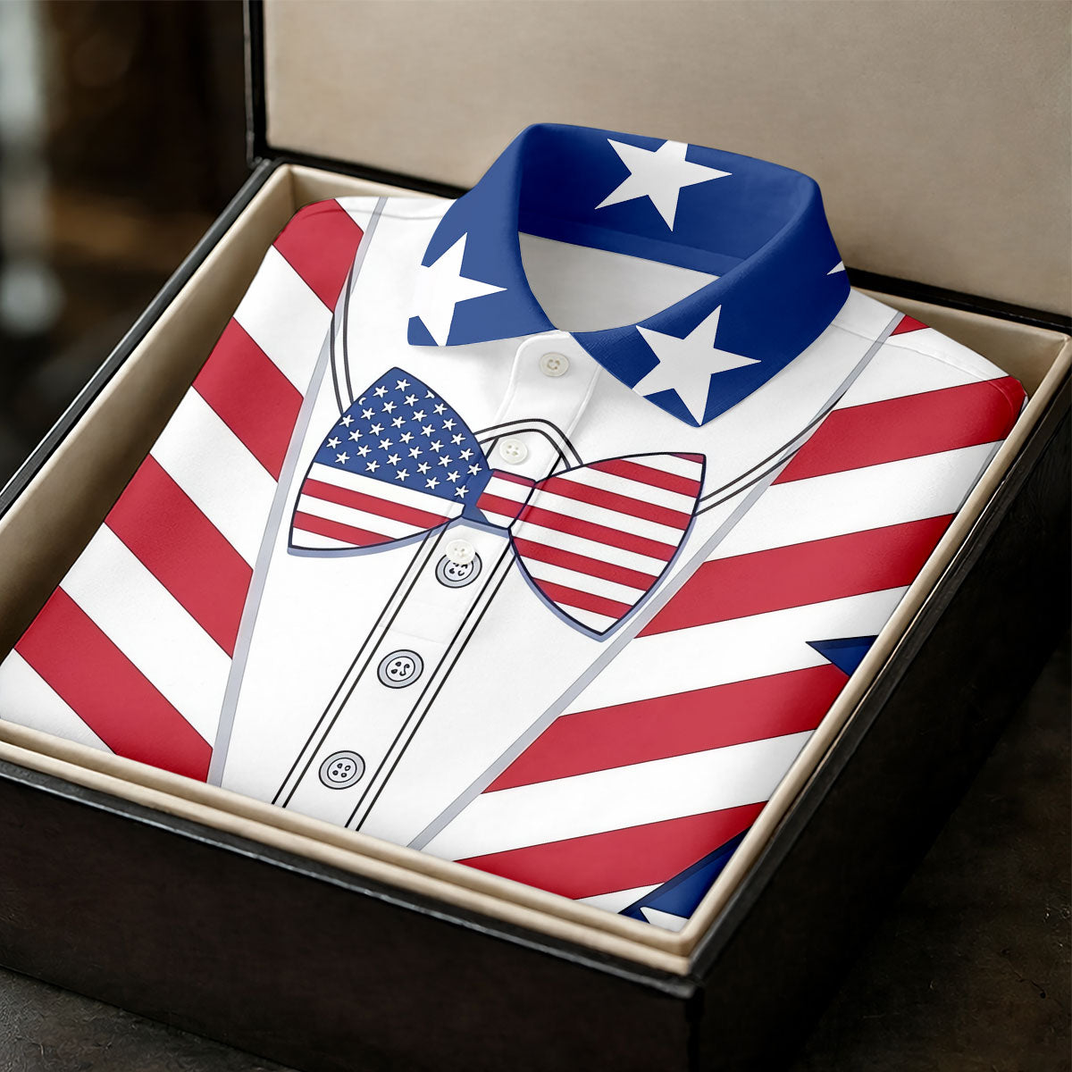 US Flag Costume Patriotic 4th Of July Golf Shirt, 250th Anniversary Golf Shirt For Women
