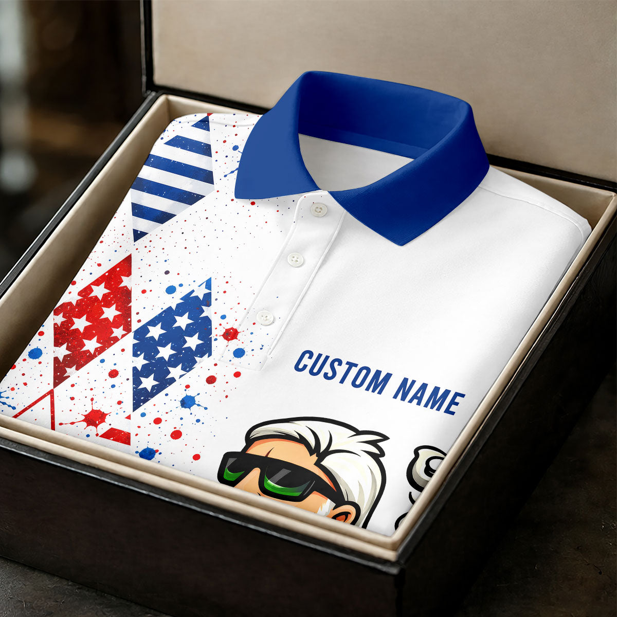 Patriotic Man Golf And Beer Argyle Pattern 4th Of July Golf Shirt, 250 Years Golf Shirts For Men