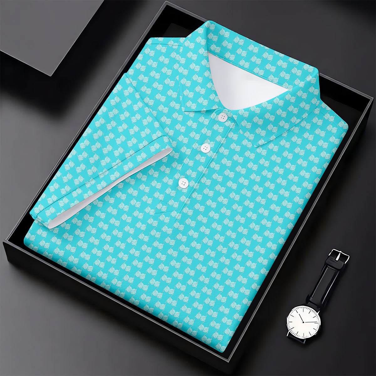 Funny Golf Balls Adult Humor Turquoise Blue Women's Golf Tops, Ladies Golf Shirts