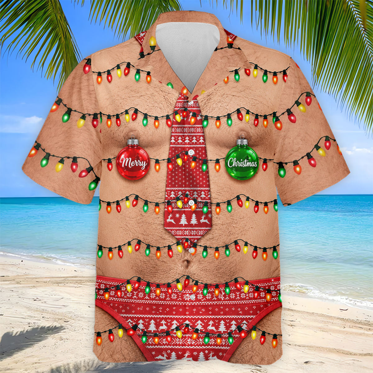 Merry Christmas Quote Tie Christmas Golf Shirt, Mens Golf Shirts, Polo Shirts For Men