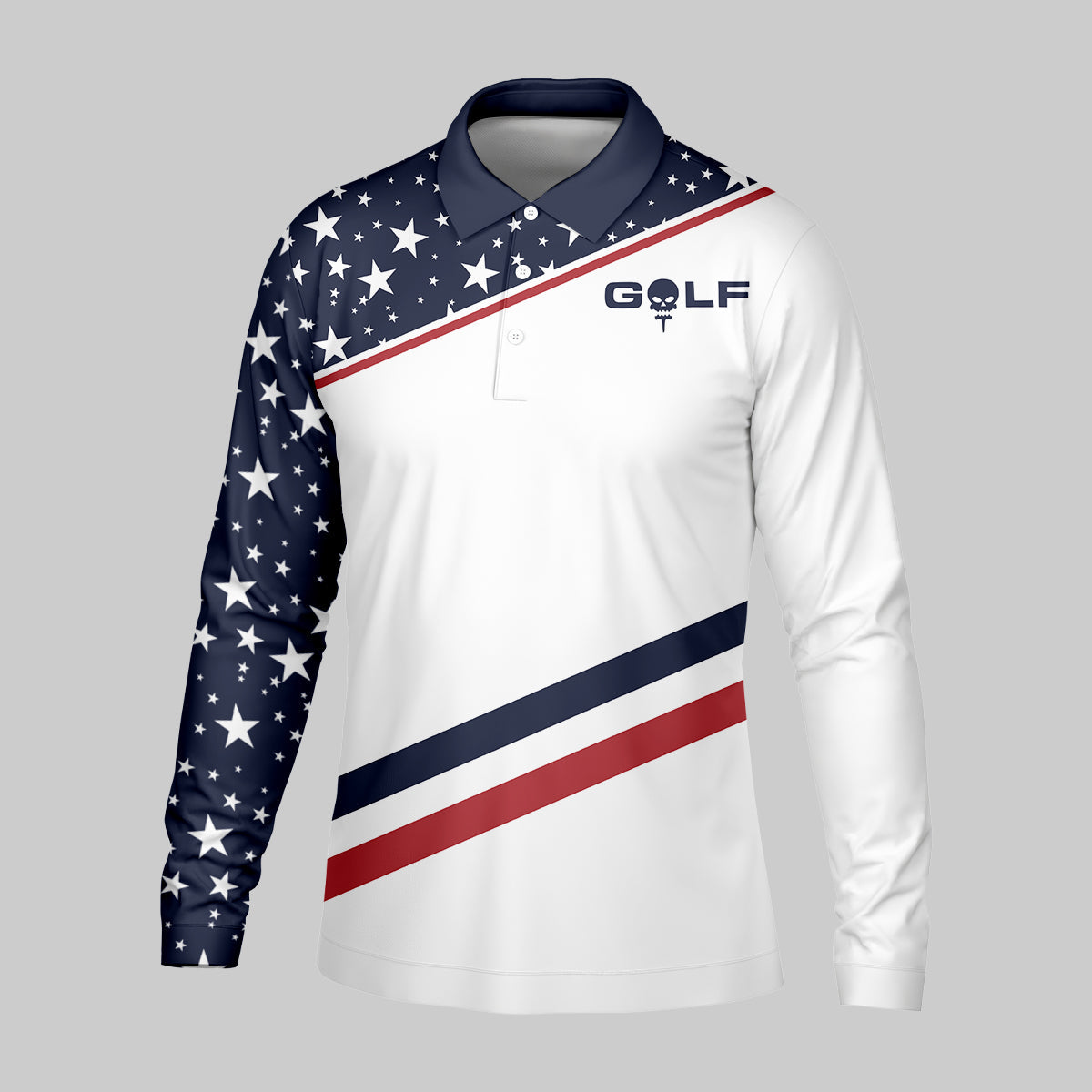 I Put It in Every Hole Mens Golf Polo Shirt, Mens Golf Gift, Funny Golf Shirt, America 250 Anniversary Golf Shirt