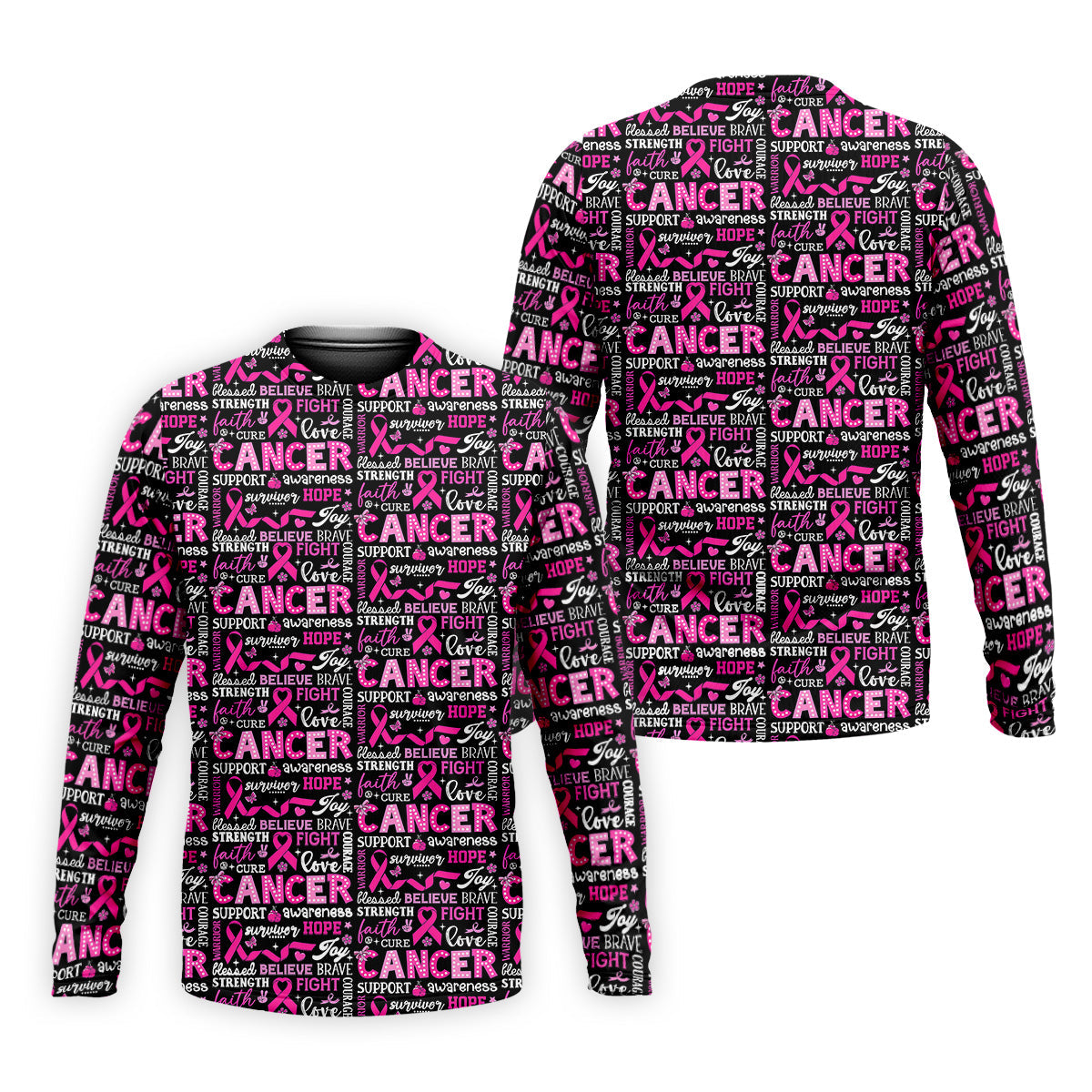 Pink Ribbon Breast Cancer Awareness Shirt, Golf Polo ShirtGolf Shirts For Men, Golfing Apparel
