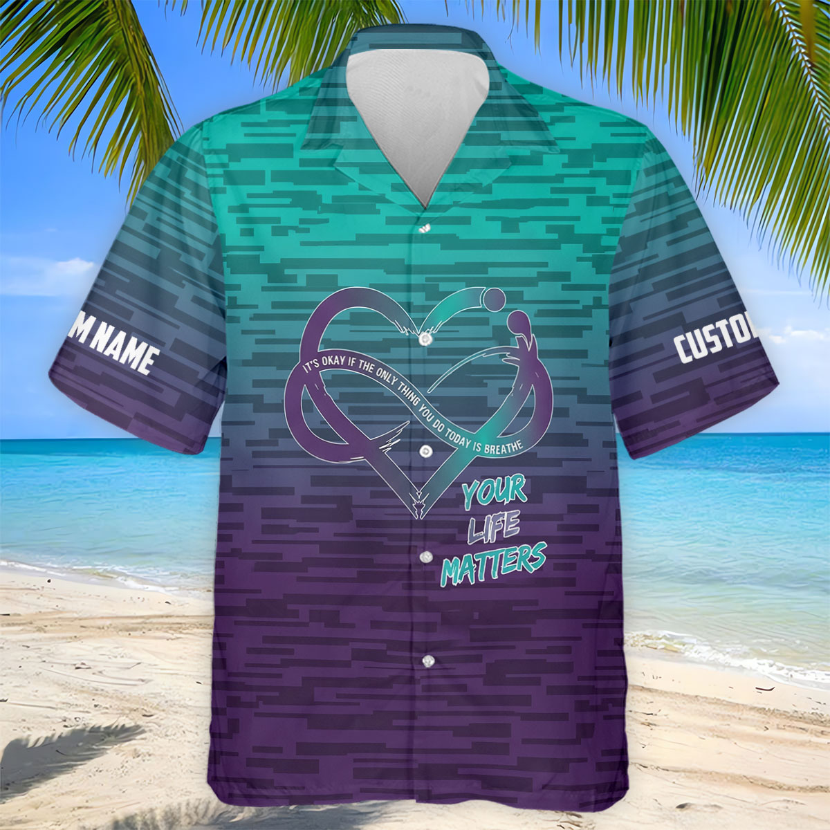 Suicide Prevention Ribbon Wings Golf Polo Shirt, Mens Golf Polo, Golf Shirts For Men