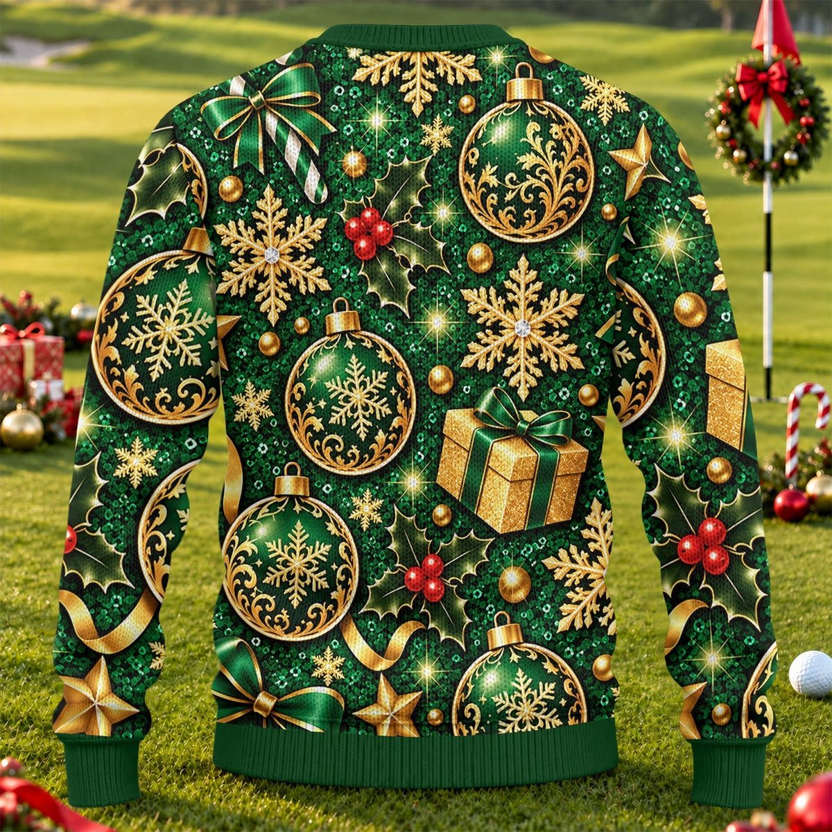 Green Muscle Santa Ugly Christmas Sweater, Christmas Gifts, Funny Christmas Outfit