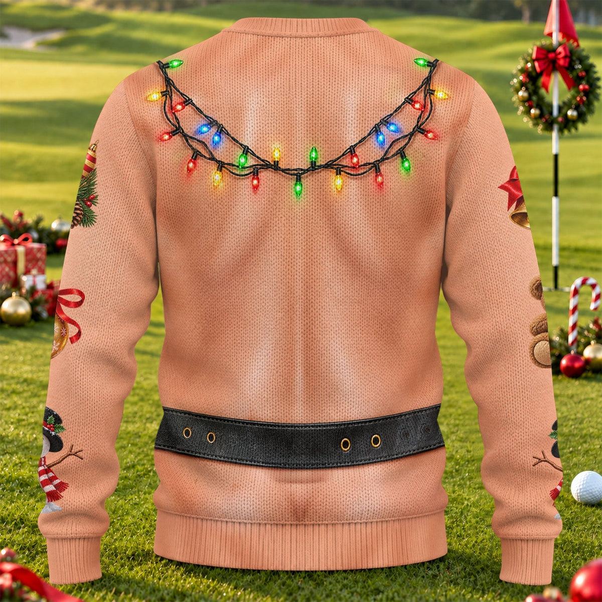 Tree Bikini Lights Ugly Christmas Sweater, Christmas Gifts, Christmas Sweater Gift