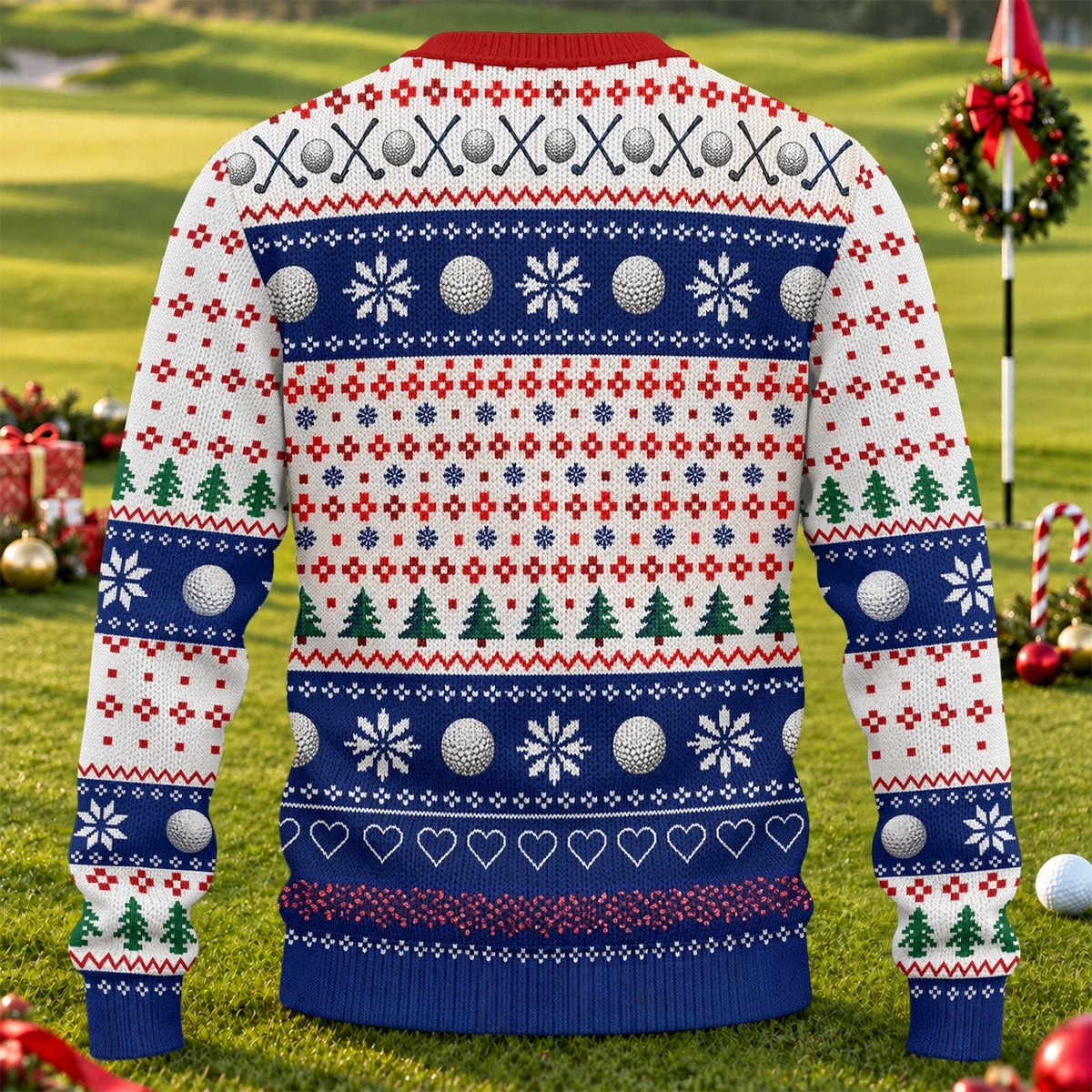 Ugly Christmas Sweater Santa Golf Balls, Ugly Sweater Party, Christmas Golf Gift
