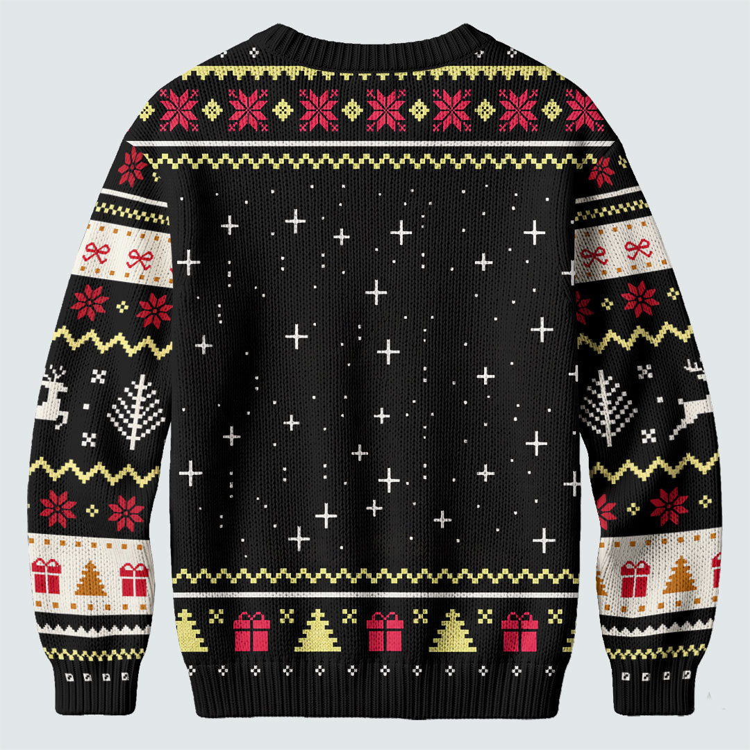 Ugly Christmas Sweater Merry Glizzmas Hot Dogs, Christmas Golf Gift, Golf Lover Gifts