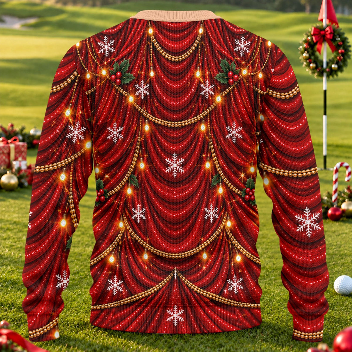 Busty Reindeer Santa Suit Ugly Christmas Sweater, Ugly Sweater Party, Funny Xmas Gift