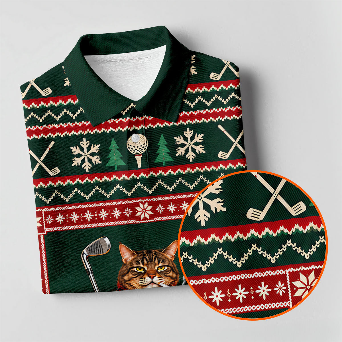 Festive As Fore Cat Beer Christmas Golf Shirt, Ladies Golf Shirts, Womens Golf Shirts