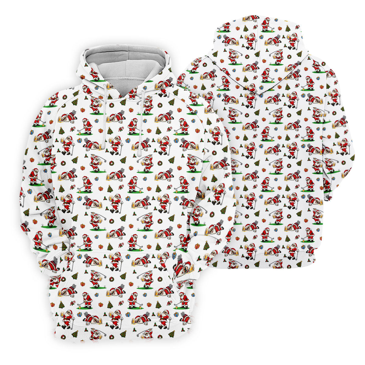 Drunk Santa Beer Golfer Christmas Golf Shirt, Mens Golf Shirts, Golf Shirts For Men