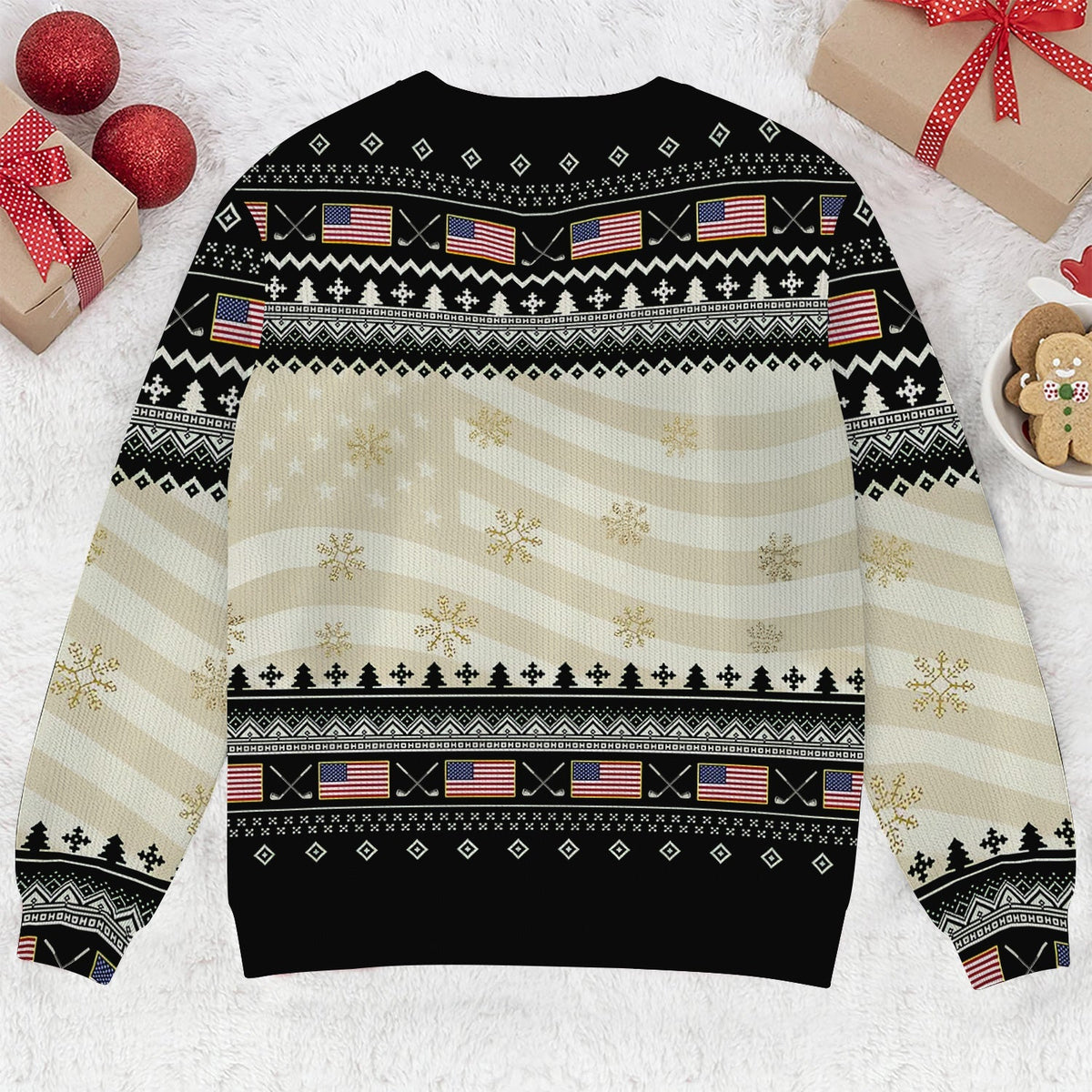 Trump Golf Of America Christmas Golf Shirt Christmas Ugly Sweater, Golf Ugly Christmas Sweater