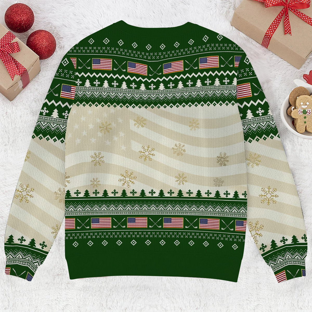 Trump Golf Of America Christmas Golf Shirt. Golf Ugly Sweater, Golf Sweater, Christmas Golf Gift