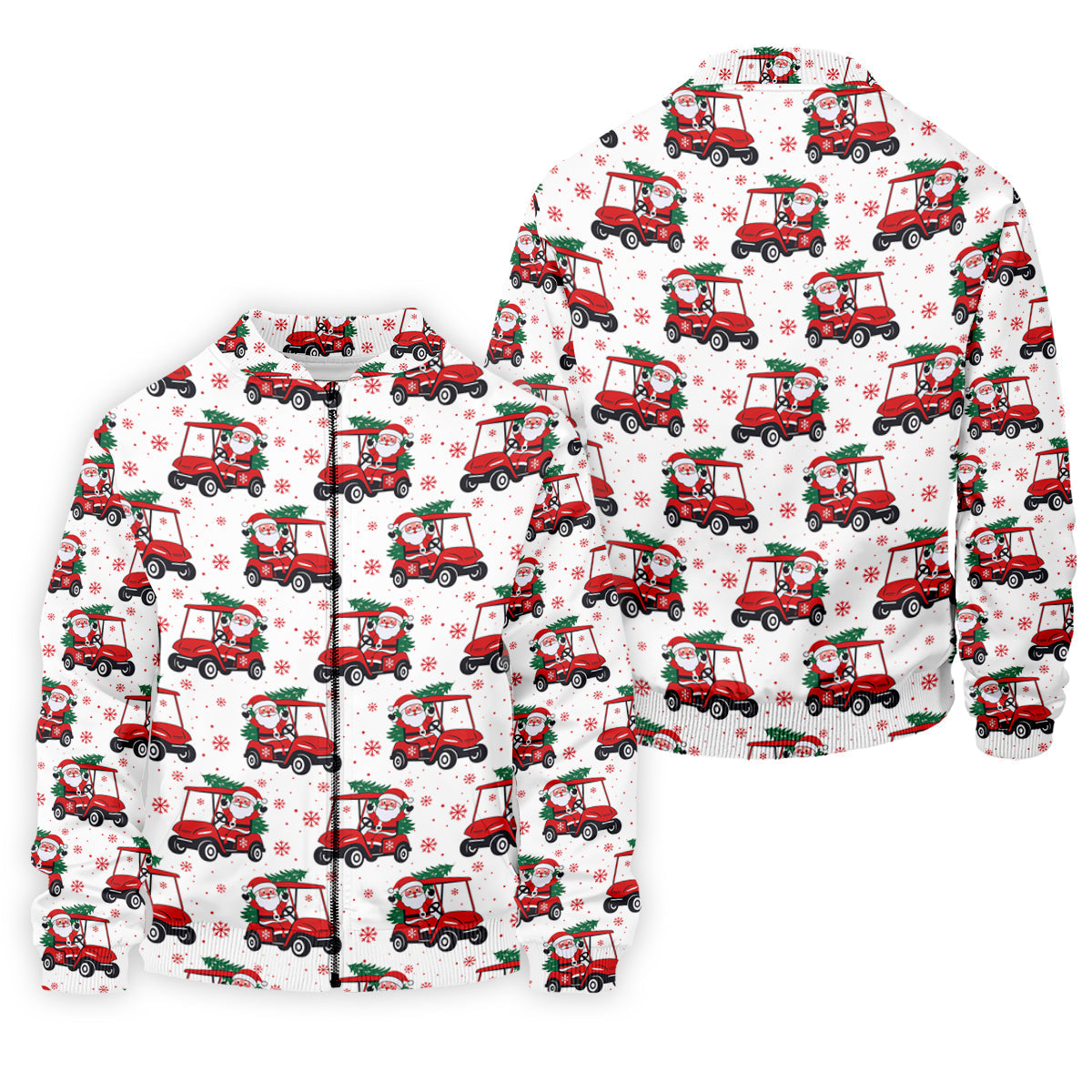 Santa Claus Golf Cart Fun Golf Shirts For Men, Christmas Golf Shirt, Polo Shirts For Men, Golf Gift For Men