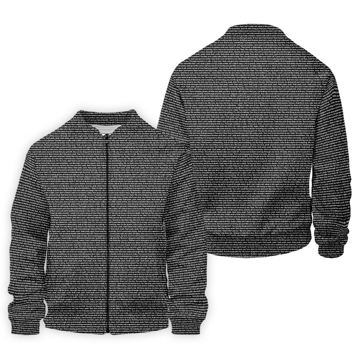 Black Text Pattern Golf Polo Shirt, Golf Shirts For Men, Printed Golf Shirts