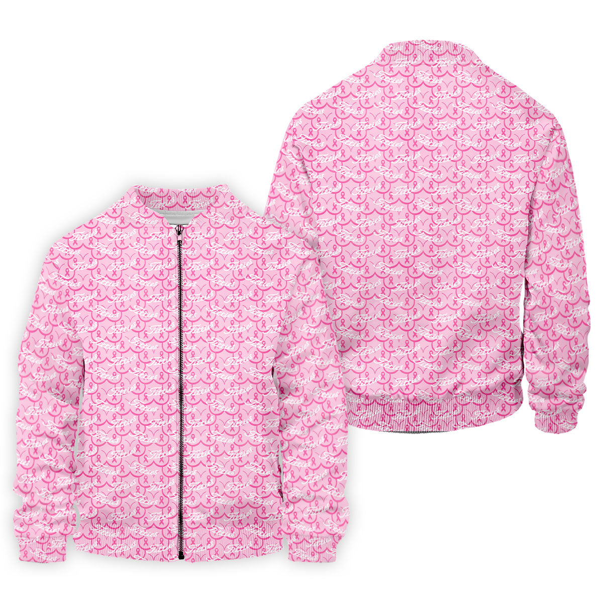 Titties Pink Ribbon Breast Cancer Polo Shirt, Golf Shirts For Men, Mens Golf Apparel