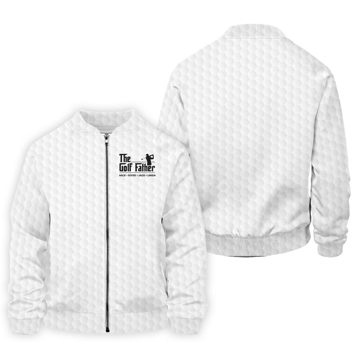 The Golf Father Custom Name Golf Tops For Men, Golf Shirt For Dad, Father's Day Presents Golf