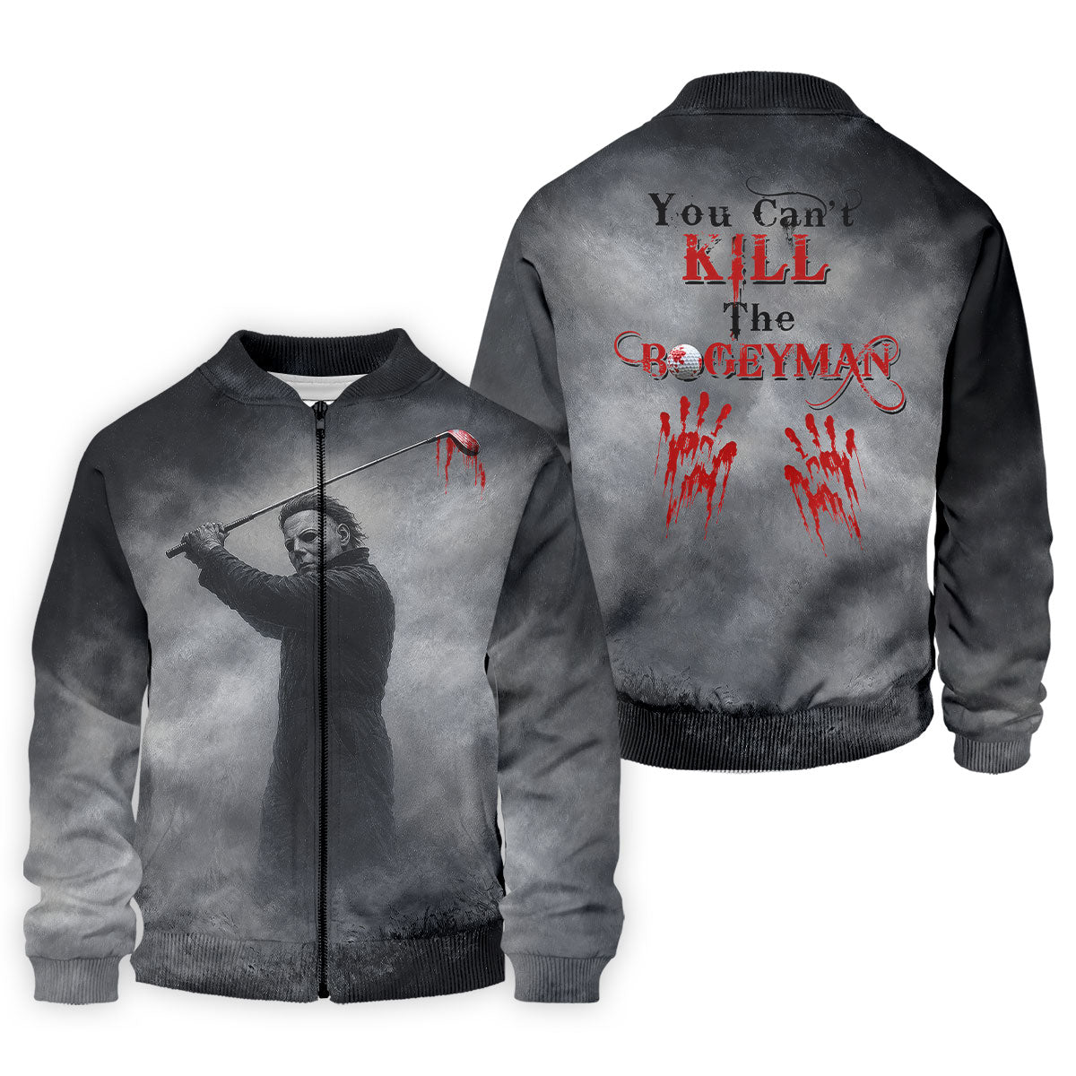 You Cant Kill The Bogeyman Horror Character Golf Polo Shirt, Mens Golf Shirts, Hawaiian Golf Shirt