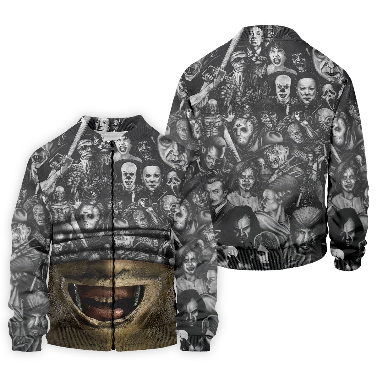 Leather Mask Horror Character Halloween Polo Shirt, Mens Polo Shirts, Golf Apparel For Men