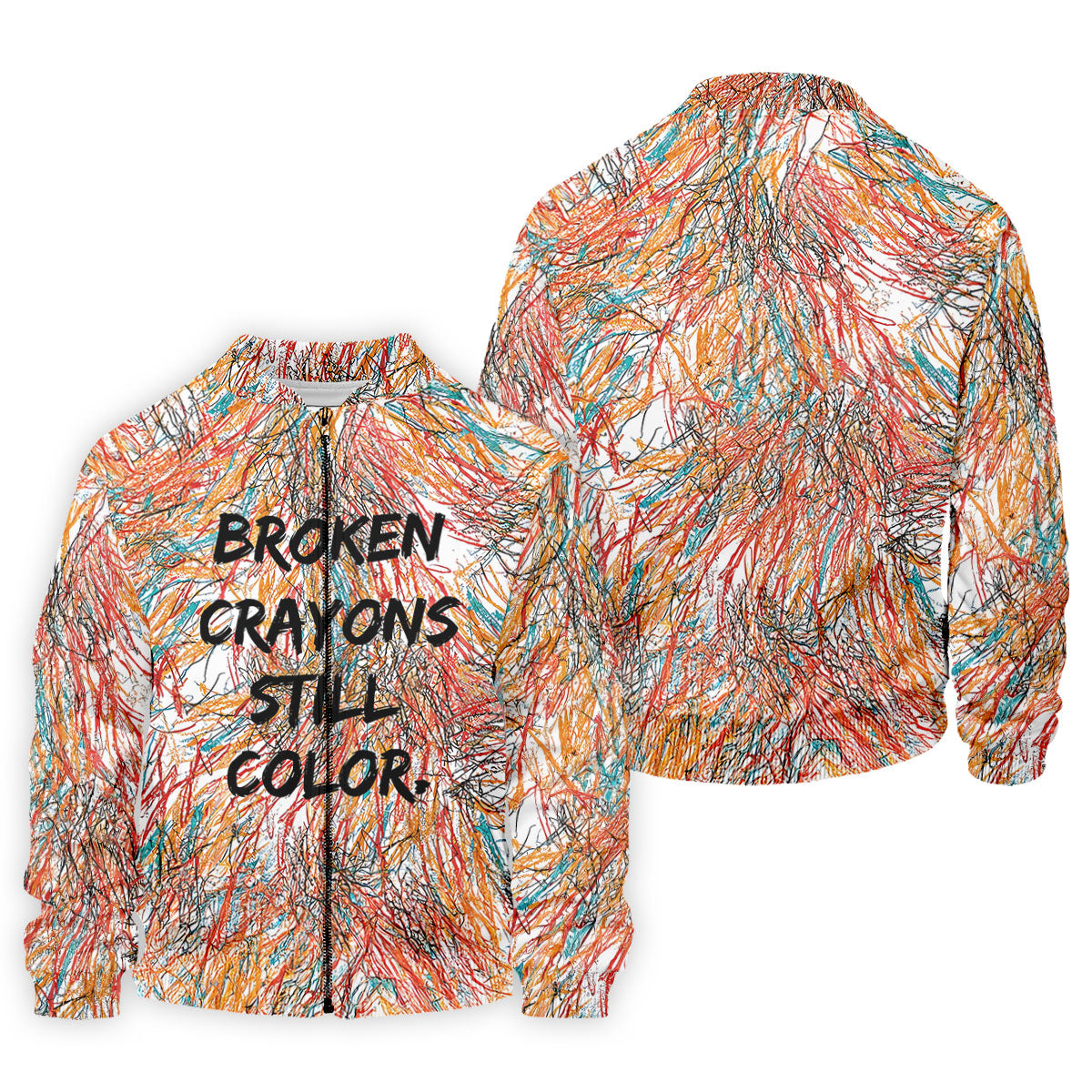Broken Crayons Still Color Mental Health Awareness Golf Polo Shirt, Mens Golf Polo, Printed Golf Shirts