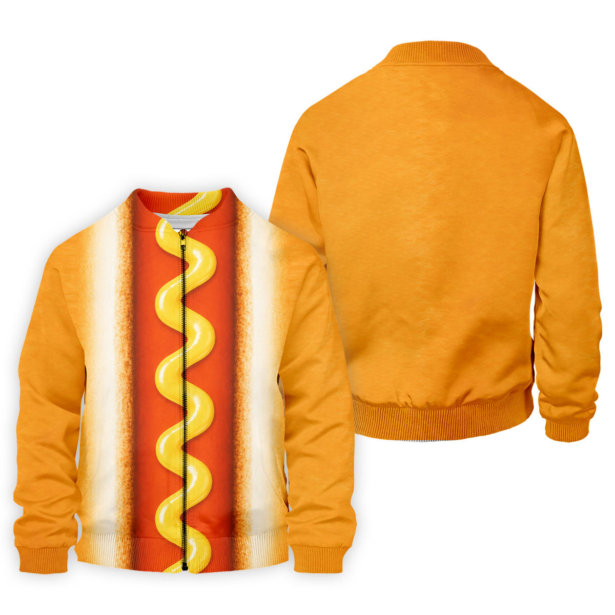 Hot Dog Suit Golf Shirt, Humorous Food Lover Pattern, Golf Shirt For Men