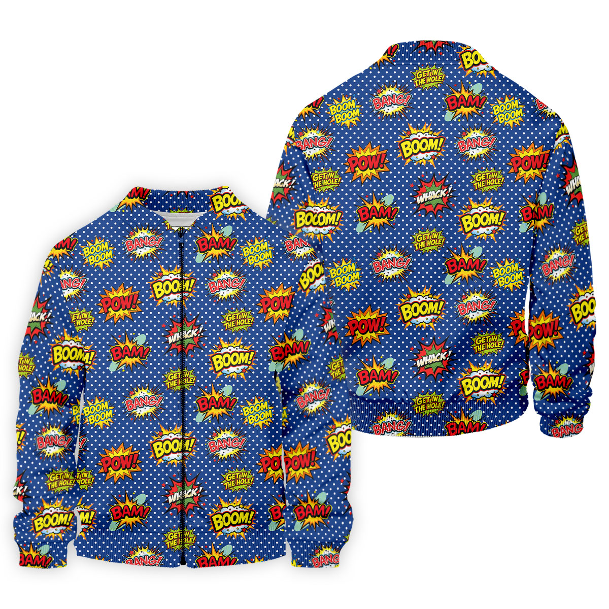Funny Comic Pop Art Golf Shirt, Mens Golf Shirts, Golf Apparel For Men