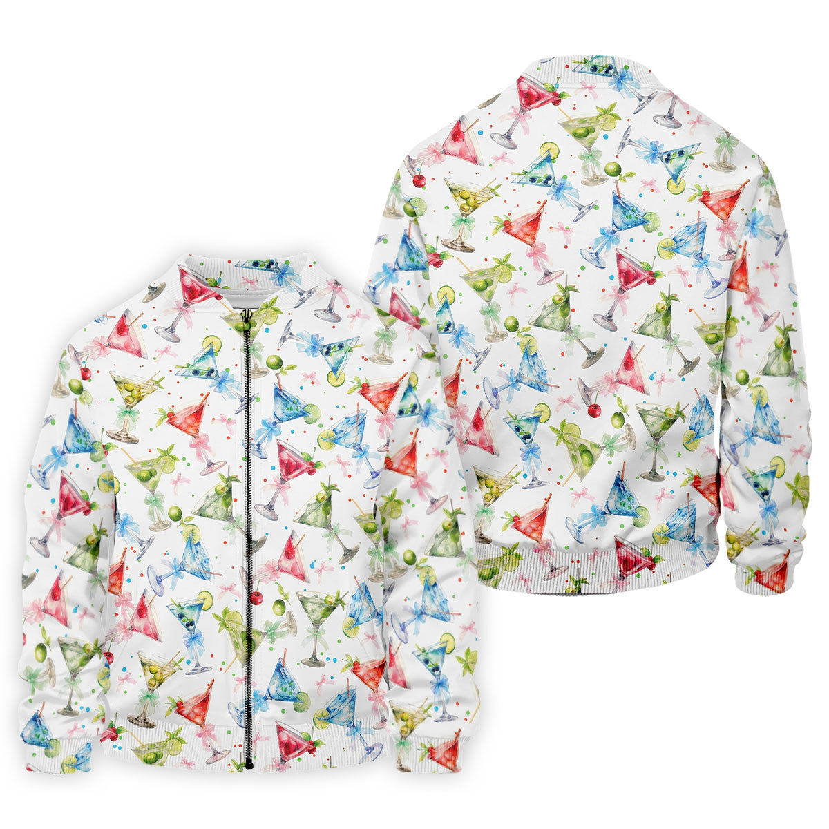 Coquette Martini Cinco De Mayo Celebration Golf Tops For Men, Summer Theme Polo Shirts For Men