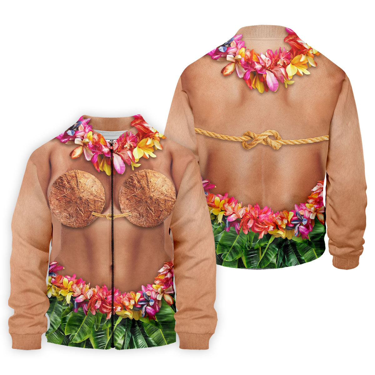Tropical Theme Party Hawaiian Golf Shirt, Men's Funny Golf Shirts, Polo Shirts For Men