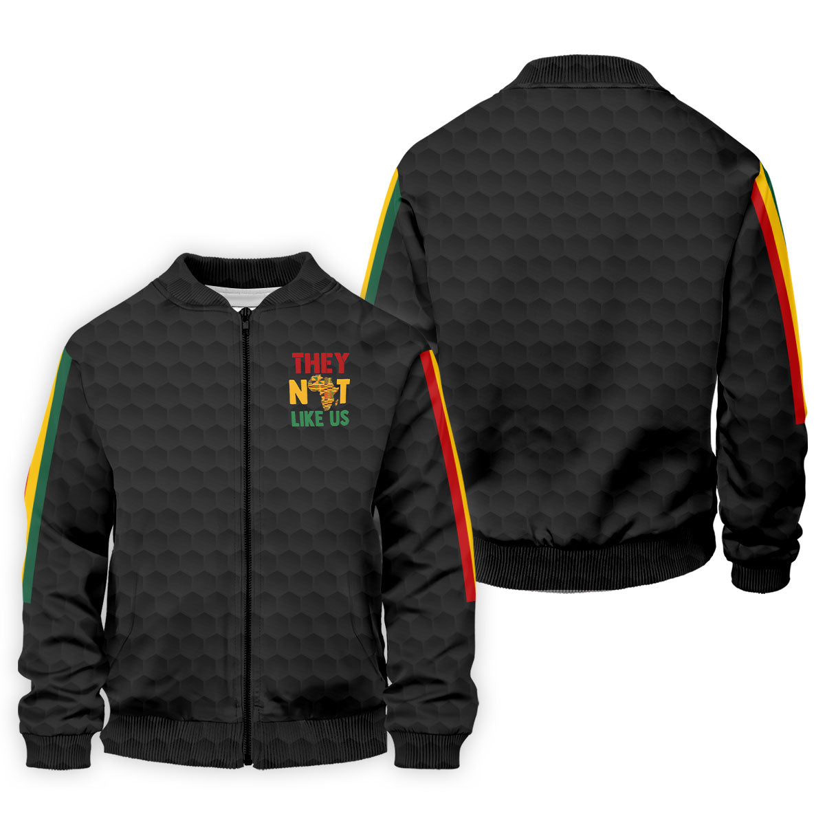 Juneteenth They Not Like Us Africa Performance Golf Polo Shirt, Golf Shirts For Men, Printed Golf Shirts