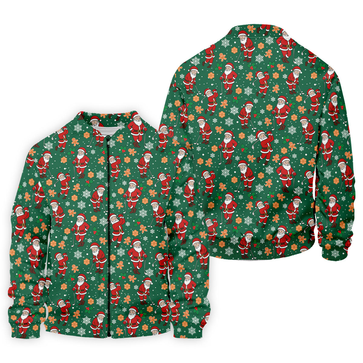 Golfing Santa Fun Golf Shirts For Men, Christmas Golf Shirt, Polo Shirts For Men, Golf Gift For Men