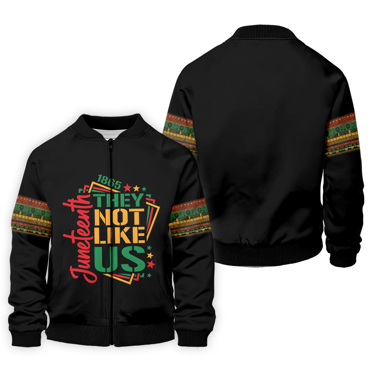 Juneteenth They Not Like Us 1865 Heritage Golf Polo Shirt, Golf Shirts For Men, Printed Golf Shirts