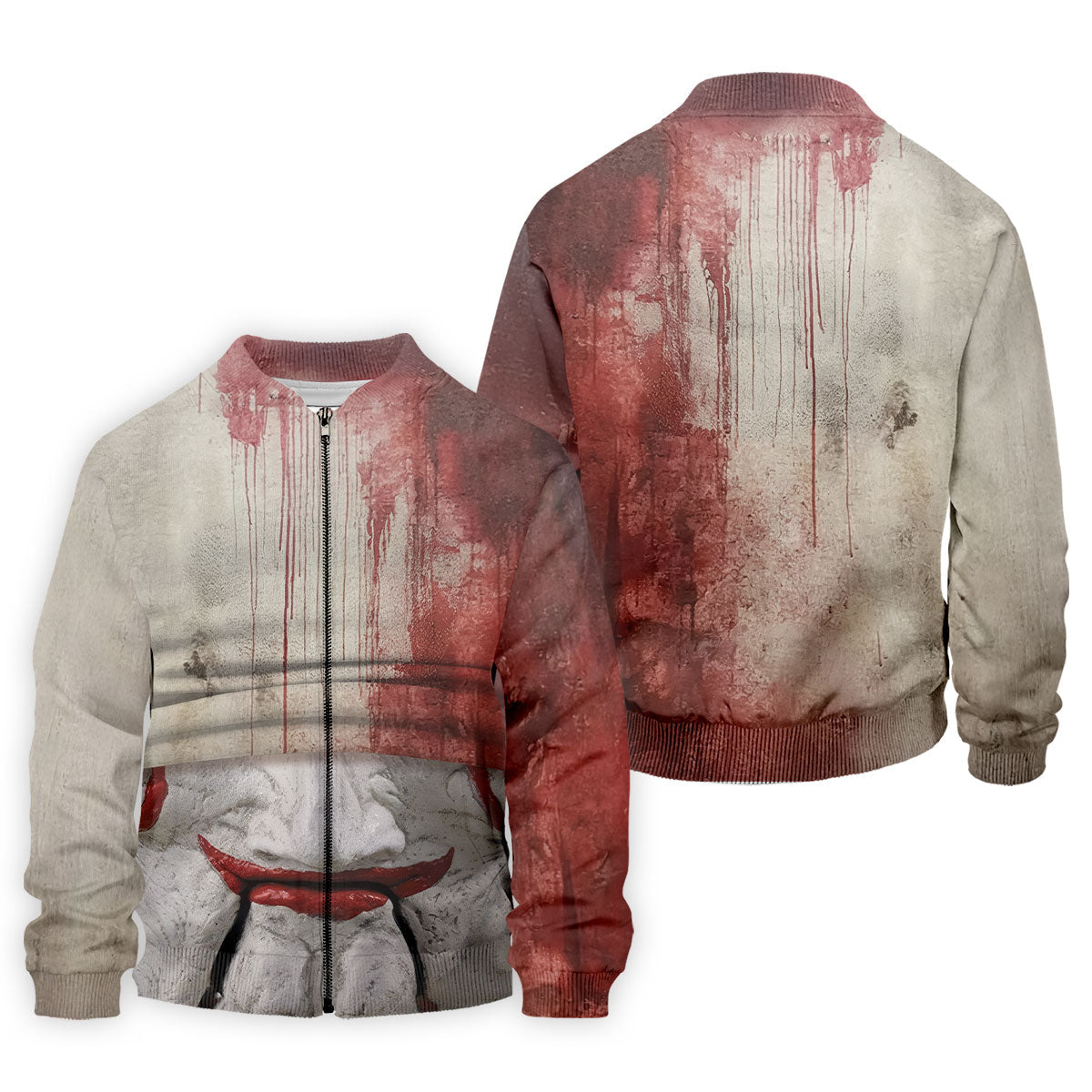 Blood Drip Clown Horror Character Halloween Polo Shirt, Men's Golf Shirt, Mens Golf Polo