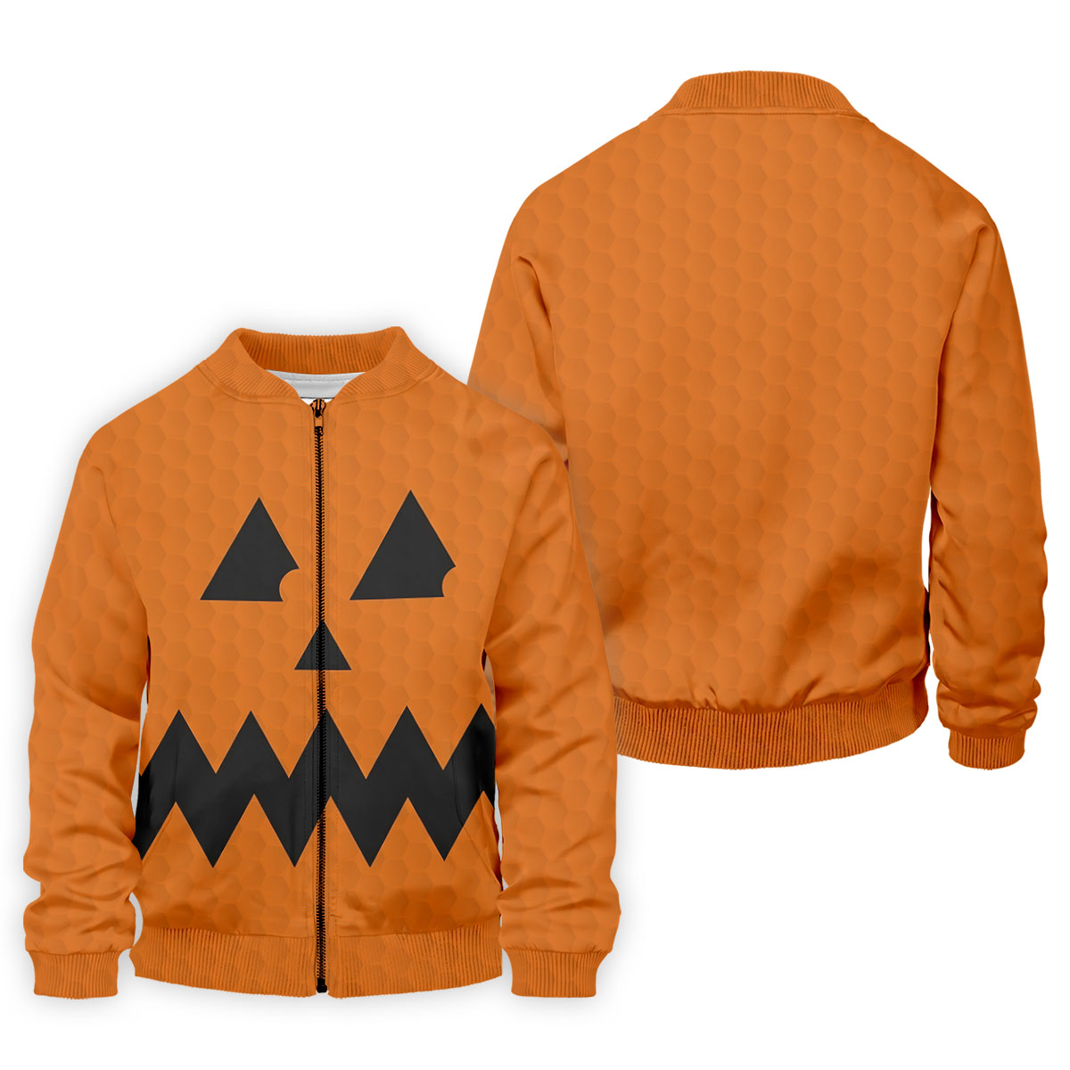 Halloween Jack O Lantern Golf Shirt, Men's Golf Shirt, Hawaiian Golf Shirt
