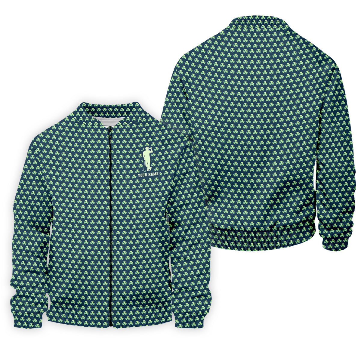 St Patrick's Day Shamrock Golf And Beer Green Golf Shirt, Polo Shirts For Men, Golf Shirts For Men