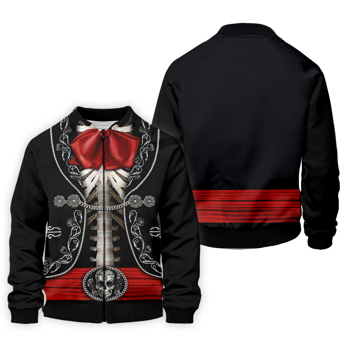 Mexican Fiesta Theme Red Costume Golf Tops For Men, Cinco De Mayo Celebration Golf Shirts For Men