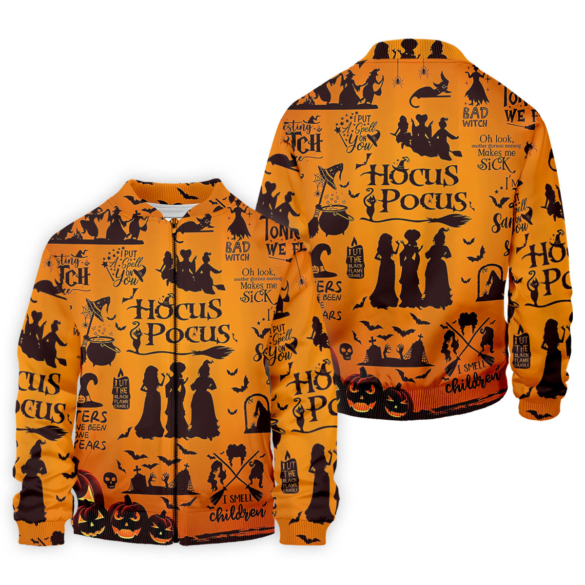 Hocus Pocus Horror Character Halloween Golf Polo Shirt, Spooky Shirt, Mens Golf Polo