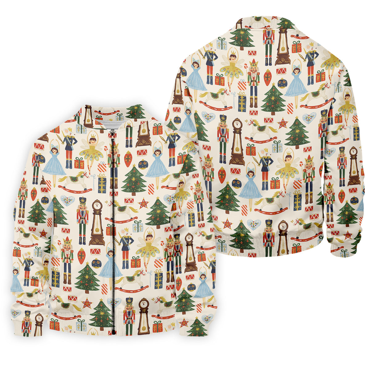 Vintage Nutcracker Christmas Golf Shirt, Men's Golf Polo Shirts, Cute Golf Outfit, Golf Gift For Men