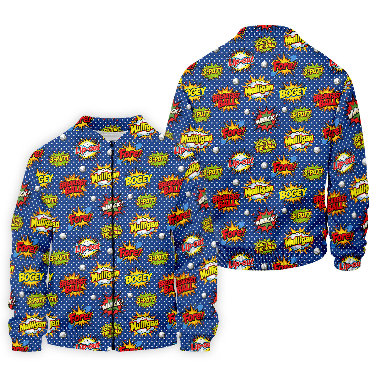 Funny Comic Pop Art Golf Shirt, Hawaiian Golf Shirt, Golf Shirts For Men